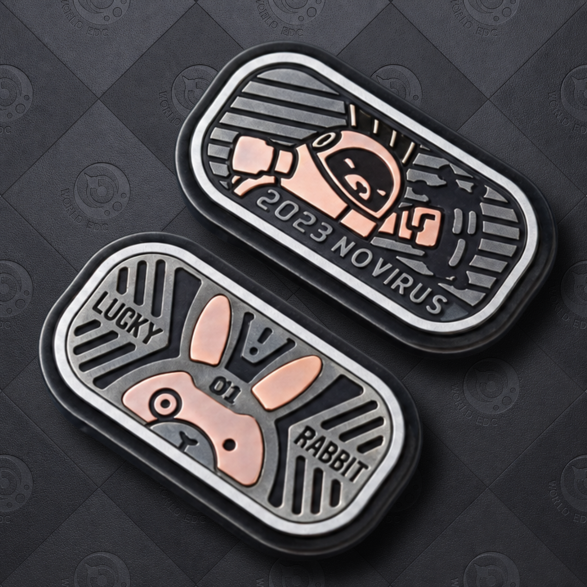 Lucky Rabbit Carved Slider Shell-No.10