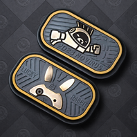 Lucky Rabbit Carved Slider Shell-No.10