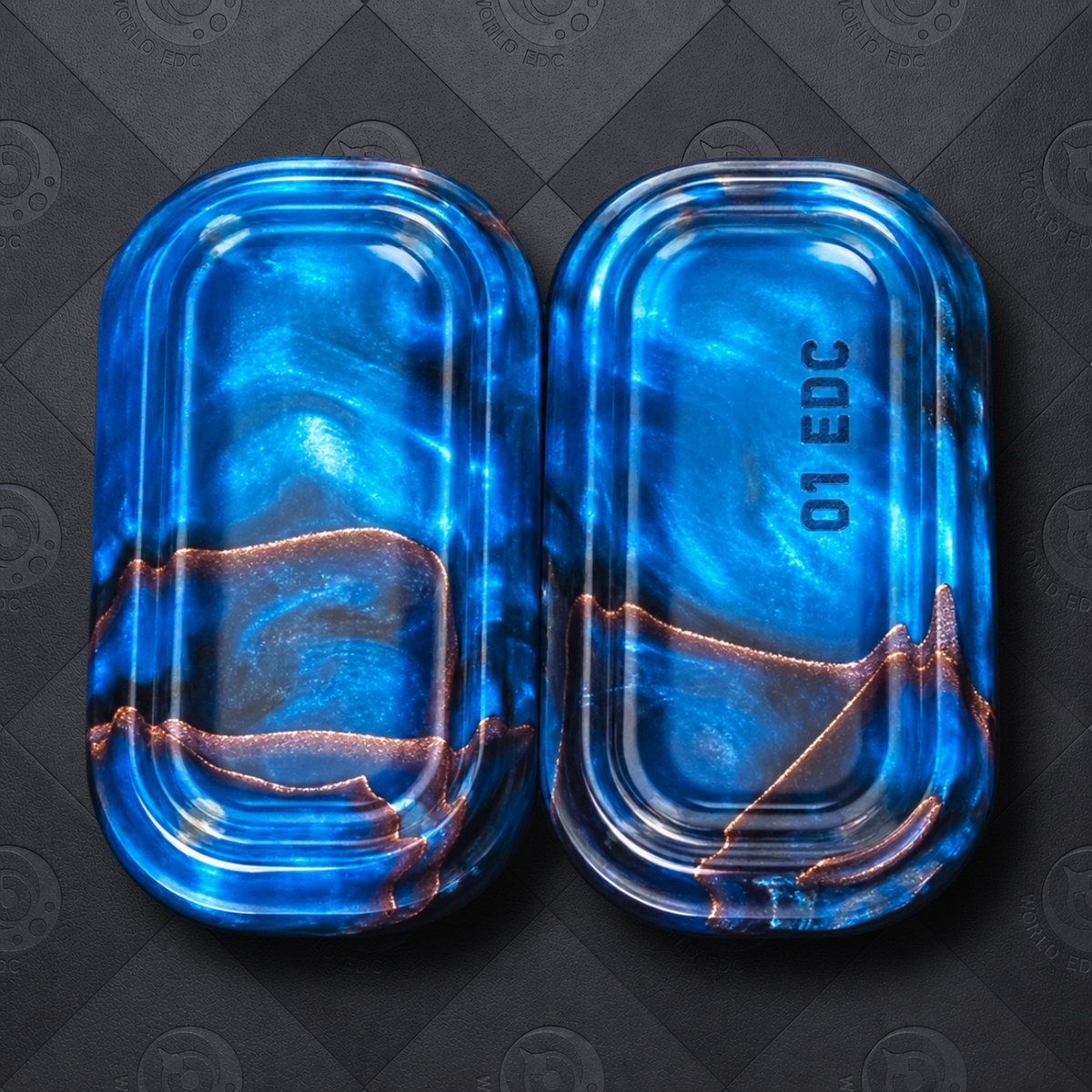 Copper Cloud Resin Slider Shell-No.7